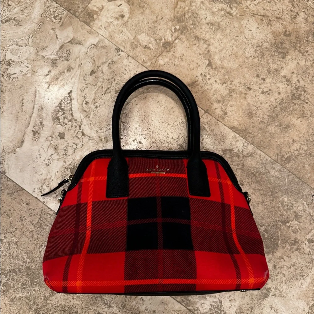Kate Spade - Red Plaid Handbag